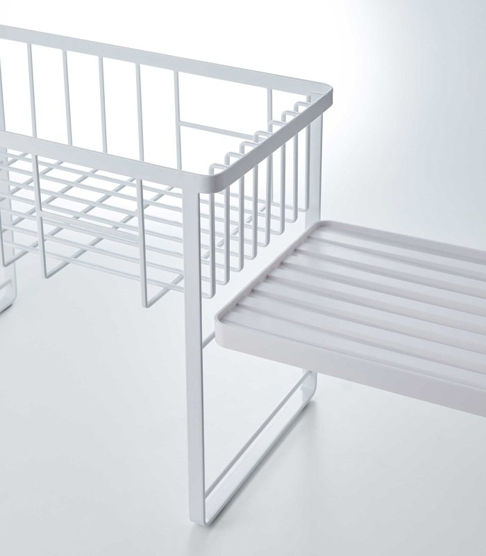 Two - Tier Wire Dish Rack - Steel - FCHF CITY