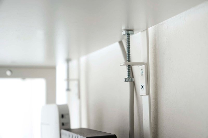 Under - Desk Cable & Router Storage Rack - Steel - FCHF CITY