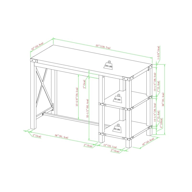 Walker Console Desk - FCHF CITY