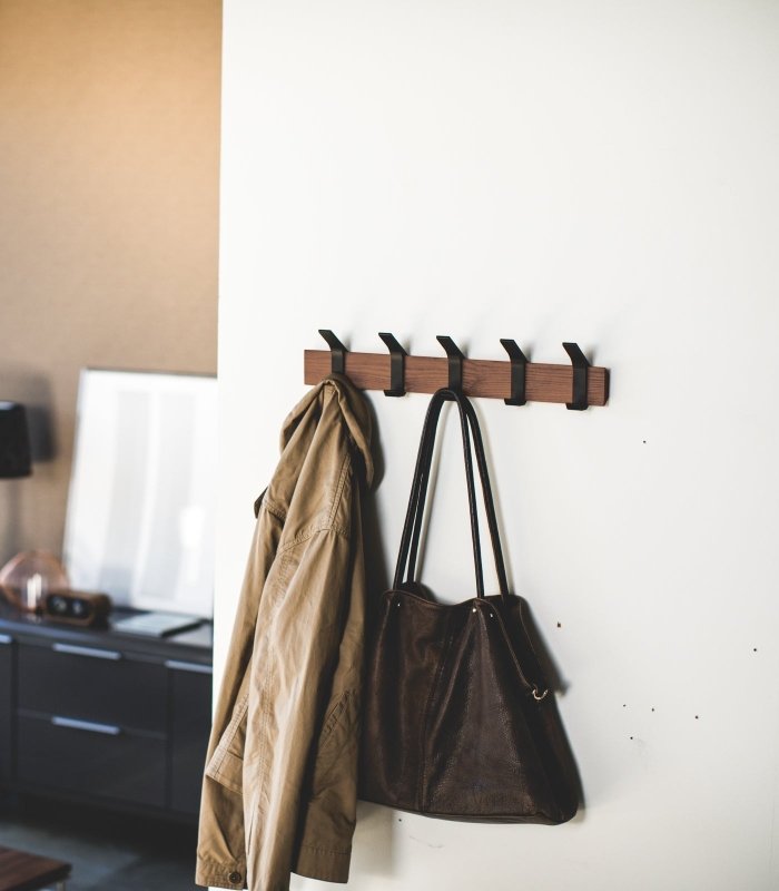 Wall - Mounted Coat Rack - Steel + Wood - FCHF CITY