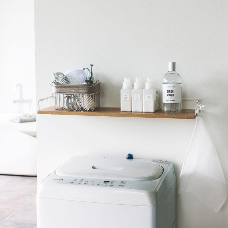 Wall - Mounted Shelf (3" H) - Wood - FCHF CITY