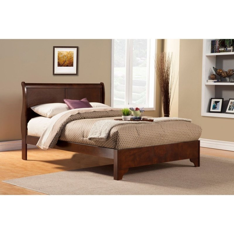 West Haven Bed, Cappuccino - FCHF CITY