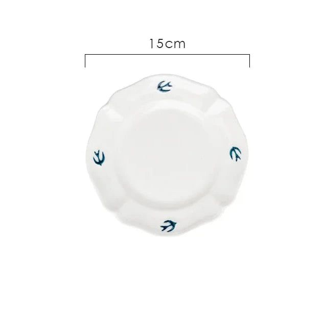 White Swallow Plate - FCHF CITY