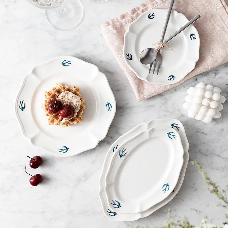 White Swallow Plate - FCHF CITY