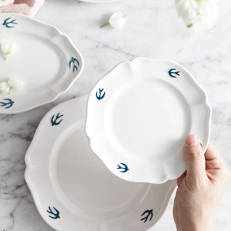 White Swallow Plate - FCHF CITY