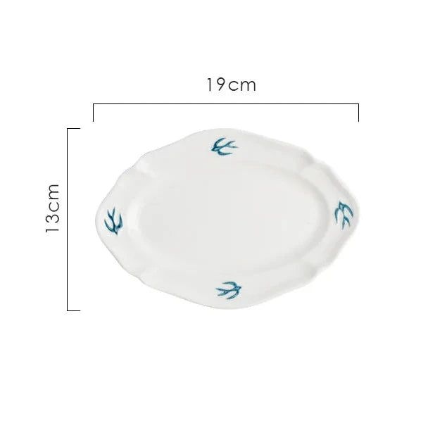 White Swallow Plate - FCHF CITY
