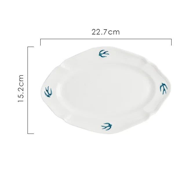 White Swallow Plate - FCHF CITY