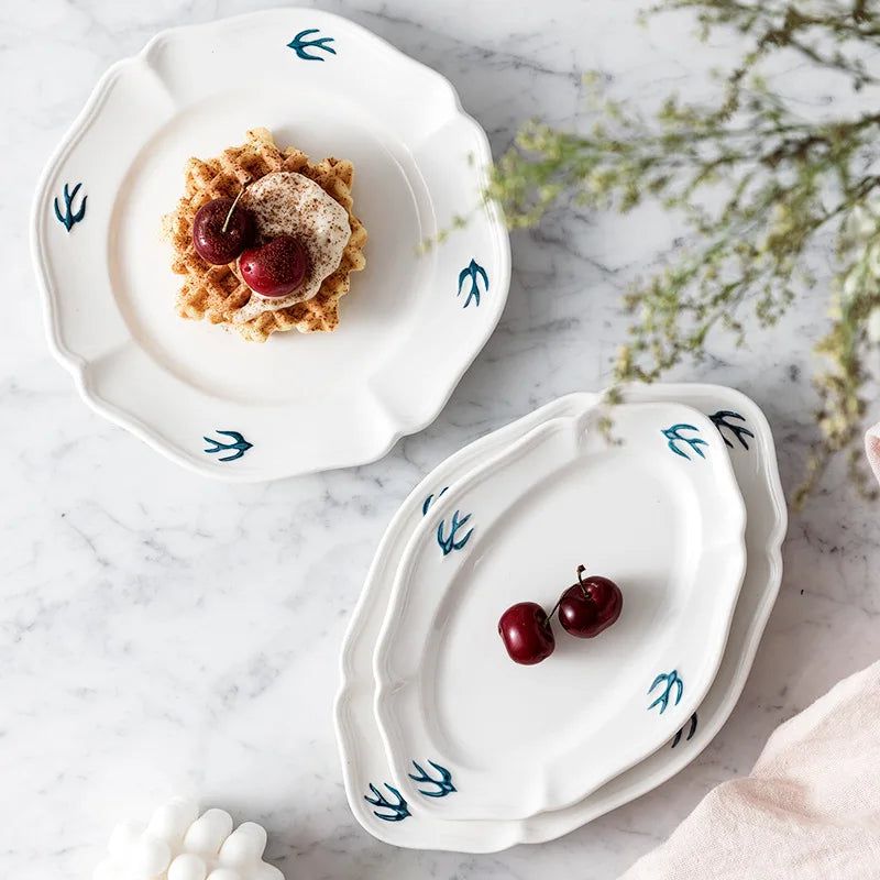 White Swallow Plate - FCHF CITY