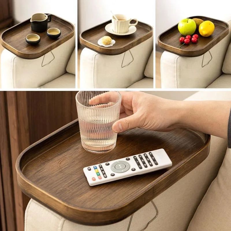 Wooden Armrest Clip Tray - FCHF CITY