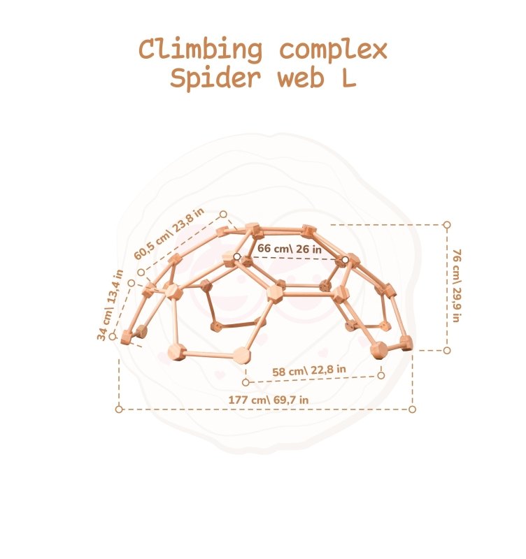Wooden Climbing Dome - FCHF CITY