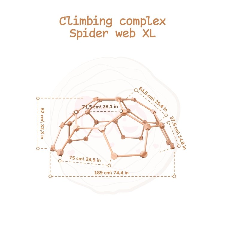 Wooden Climbing Dome - FCHF CITY
