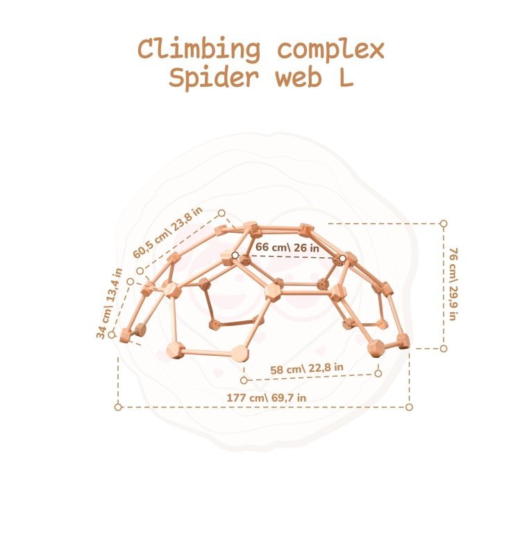 Wooden Climbing Dome - FCHF CITY