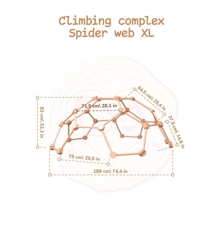 Wooden Climbing Dome - FCHF CITY