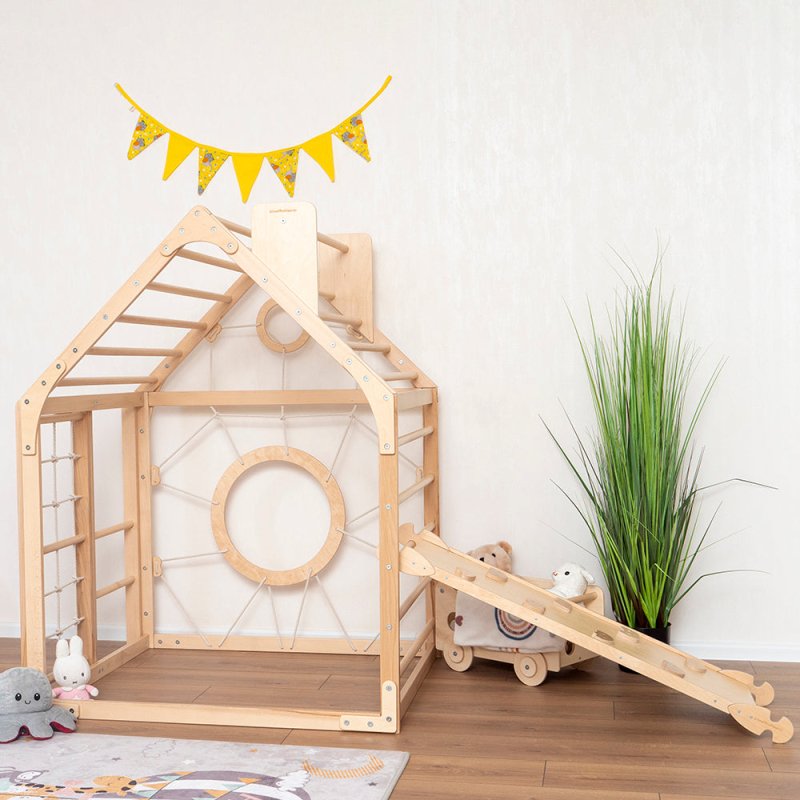Wooden Climbing Playhouse - FCHF CITY