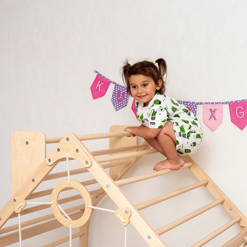 Wooden Climbing Playhouse - FCHF CITY