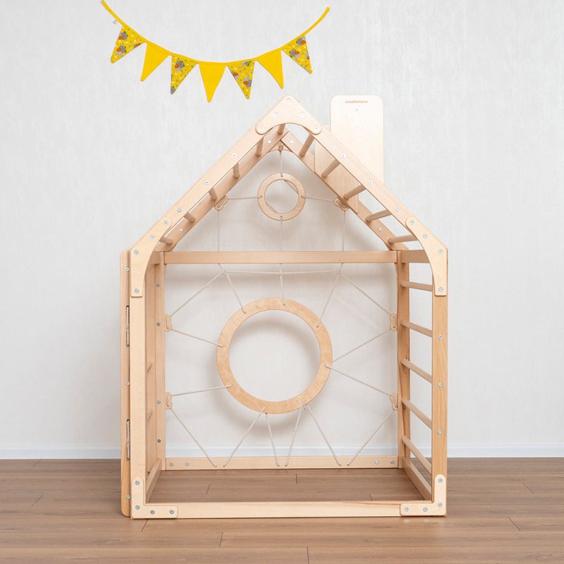 Wooden Climbing Playhouse - FCHF CITY