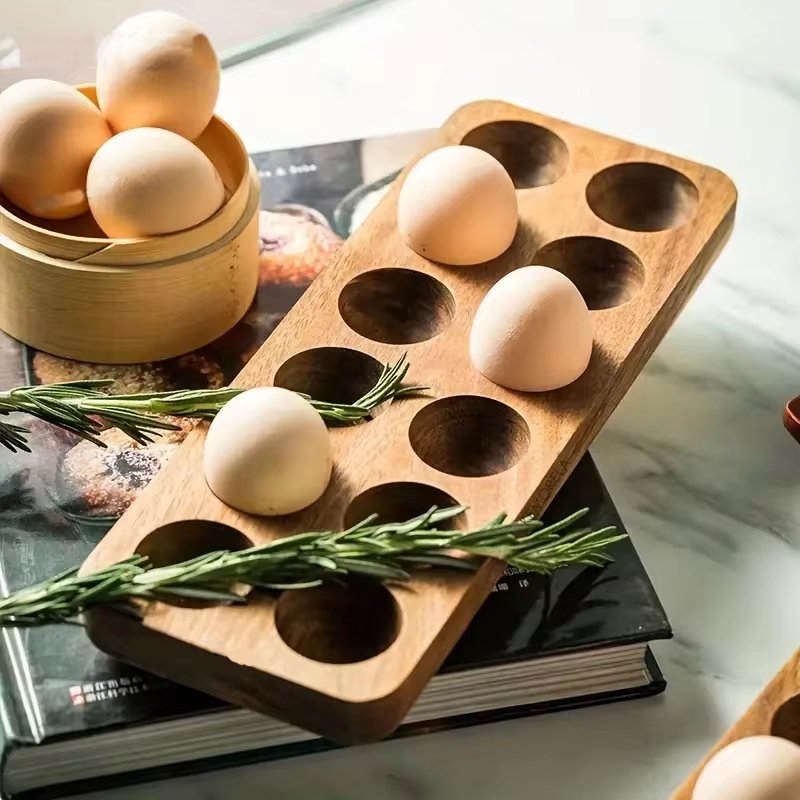 Wooden Egg Organizer - FCHF CITY