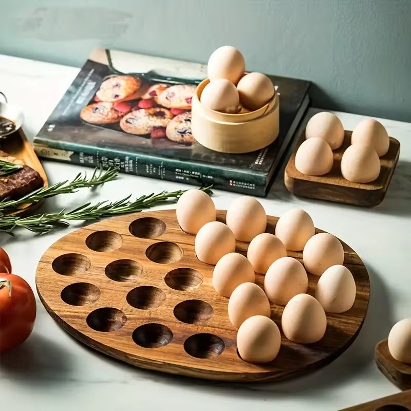 Wooden Egg Organizer - FCHF CITY