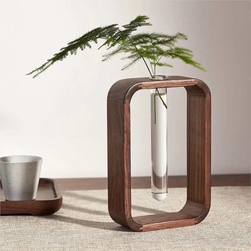 Wooden Hydroponic Vase - FCHF CITY