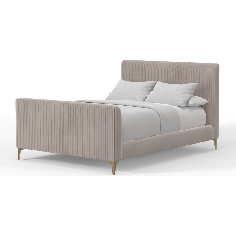 Zaldy Platform Bed, Light Grey - FCHF CITY