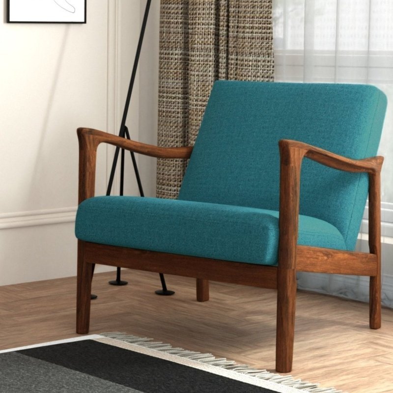 Zephyr Lounge Chair (Turquoise) - FCHF CITY
