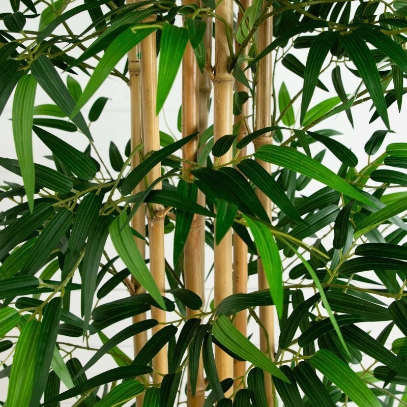 10’ Artificial Bamboo Tree with Real Bamboo Trunks - FCHF CITY