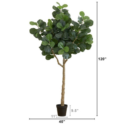 10’ Artificial Fiddle Leaf Fig Tree - FCHF CITY
