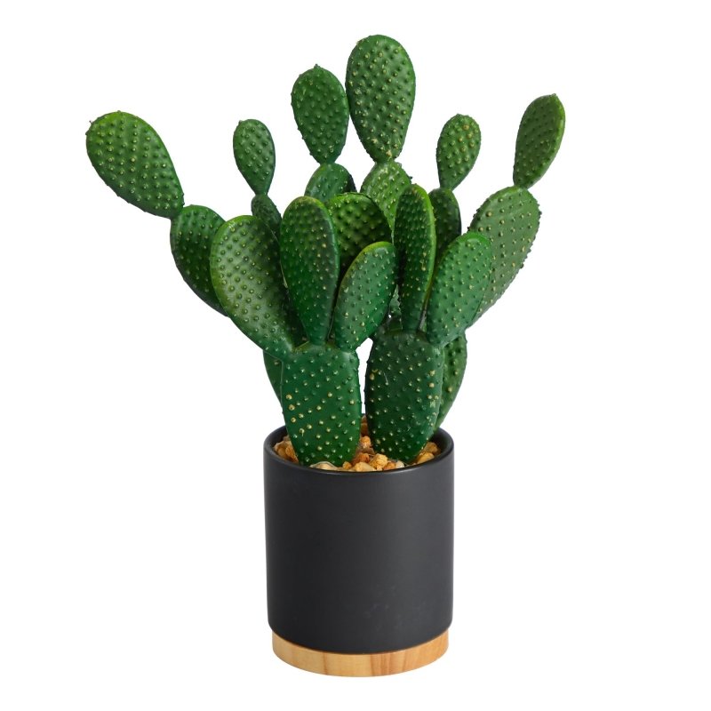 10” Cactus Succulent Artificial Plant in Planter - FCHF CITY