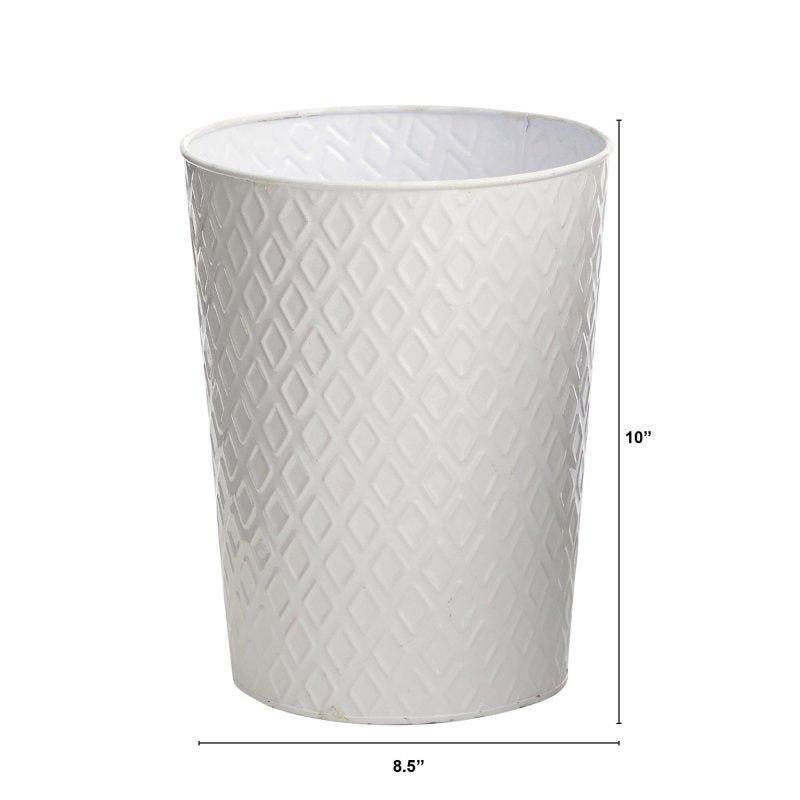 10” Embossed Tin Planter - FCHF CITY