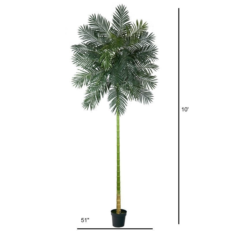10’ Golden Cane Artificial Palm Tree - FCHF CITY