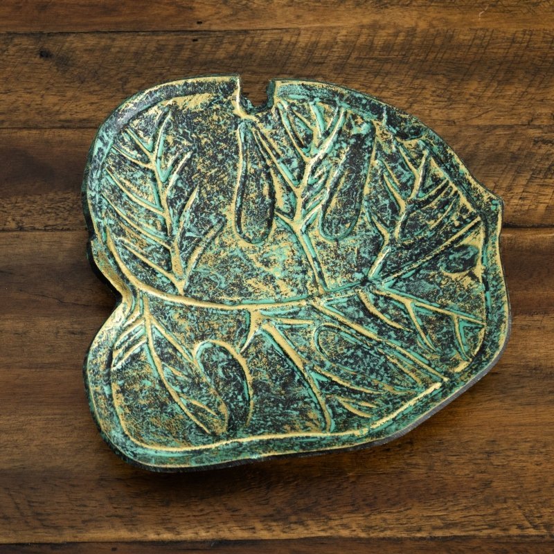 10” Leaf Shaped Decorative Accent - FCHF CITY