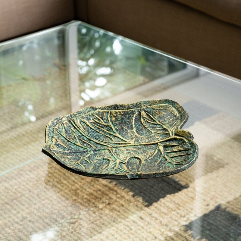 10” Leaf Shaped Decorative Accent - FCHF CITY