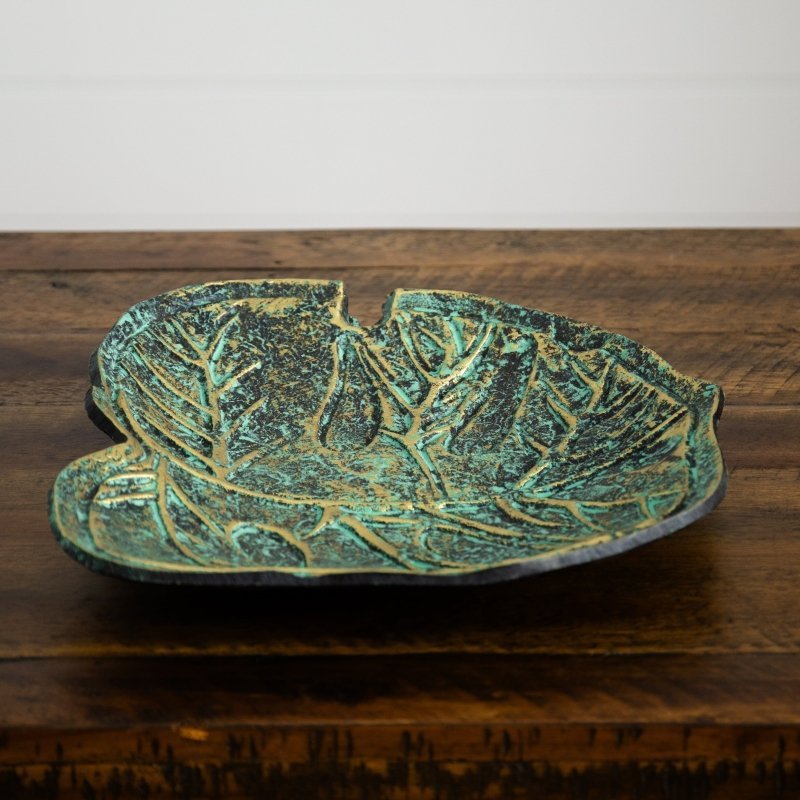 10” Leaf Shaped Decorative Accent - FCHF CITY