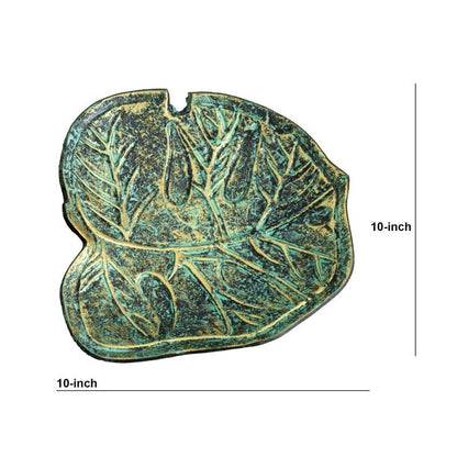 10” Leaf Shaped Decorative Accent - FCHF CITY