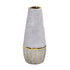 10” Regal Stone Decorative Vase with Gold Accents - FCHF CITY