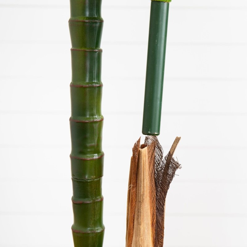 10’ UV Resistant Artificial Double Robellini Palm Tree (Indoor/Outdoor) - FCHF CITY