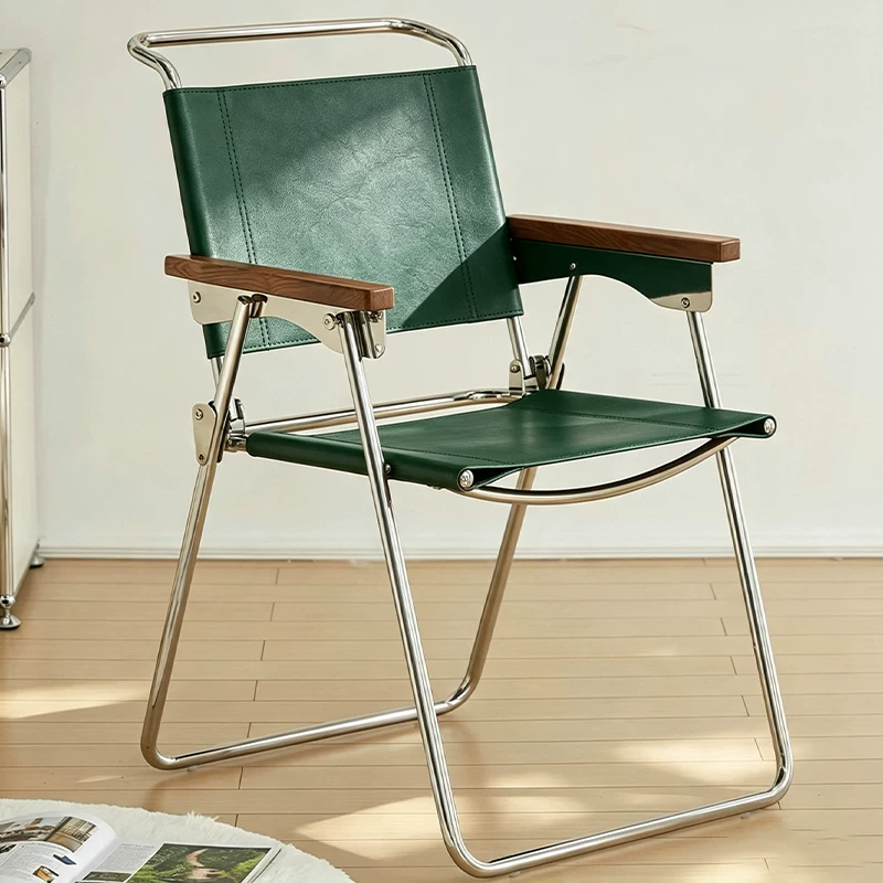 Mid‑Century Folding Lounge Chair for Home &amp; Office