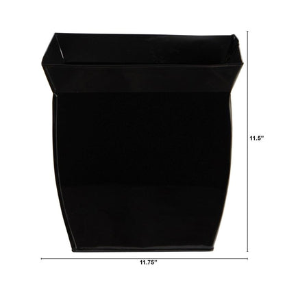 11.75” Fluted Metal Square Planter - FCHF CITY