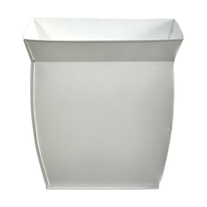 11.75” Fluted Metal Square Planter - FCHF CITY