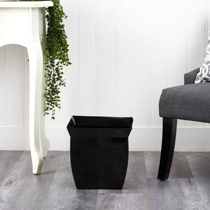 11.75” Fluted Metal Square Planter - FCHF CITY