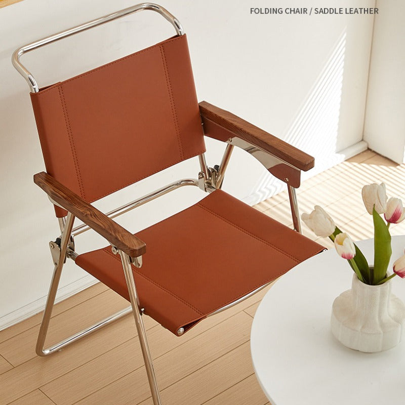 Mid‑Century Folding Lounge Chair for Home &amp; Office