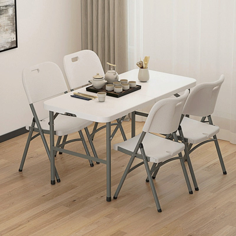 Portable Foldable Dining Table, Heavy‑Duty Height Adjustable Outdoor Table