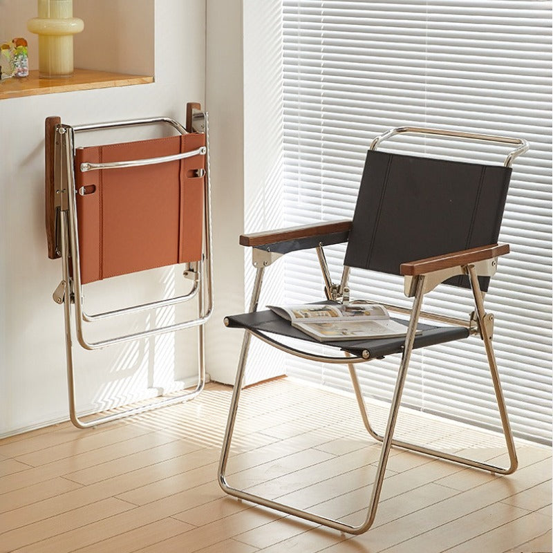 Mid‑Century Folding Lounge Chair for Home &amp; Office
