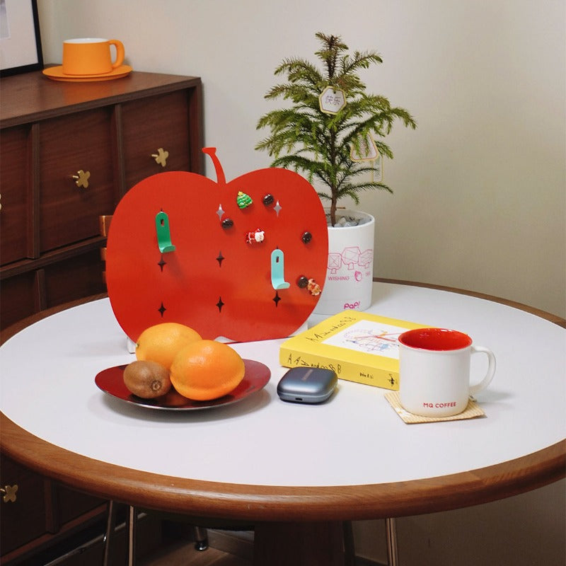 Decorative Apple Desktop Organizer for Files &amp; Tablets