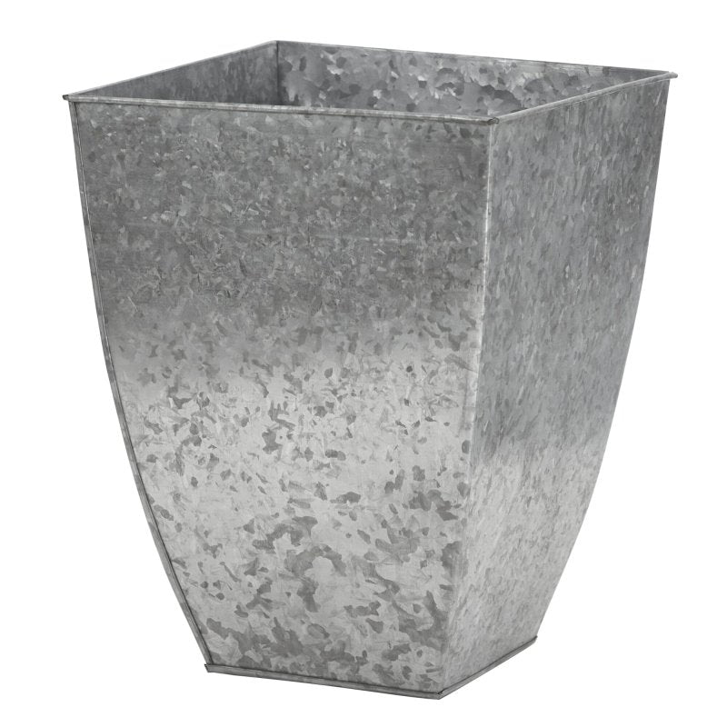 15” Square Tin Planter - FCHF CITY