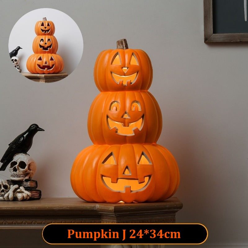 Large Halloween Pumpkin Lantern Decor