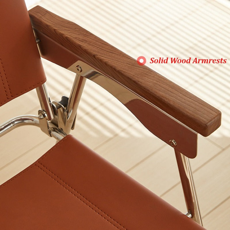 Mid‑Century Folding Lounge Chair for Home &amp; Office