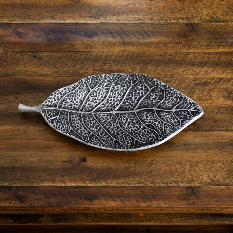16” Antique Leaf Decorative Accent - FCHF CITY