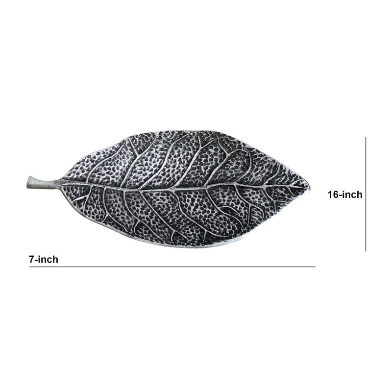 16” Antique Leaf Decorative Accent - FCHF CITY