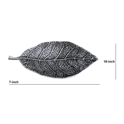 16” Antique Leaf Decorative Accent - FCHF CITY
